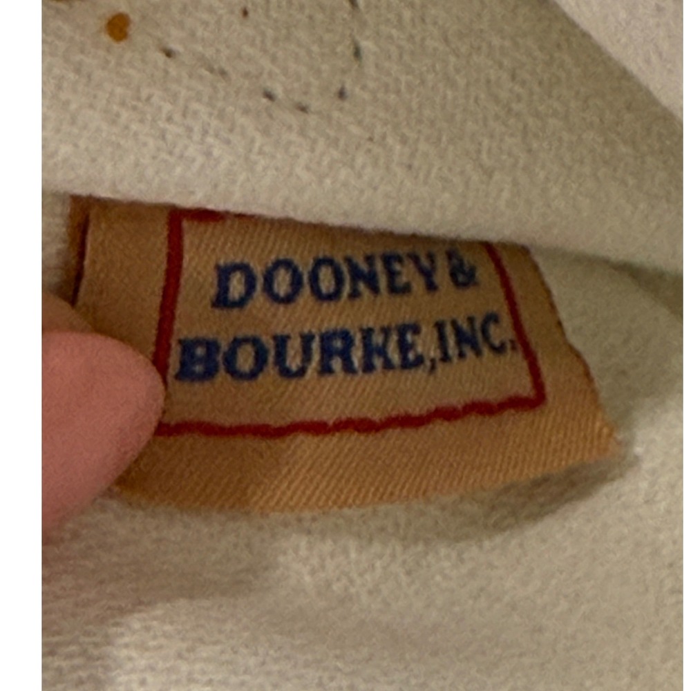 Dooney & Burke Wristlet Green Monogram Logo Leather Y2K Mini Pouch Clutch Bag - Picture 11 of 13